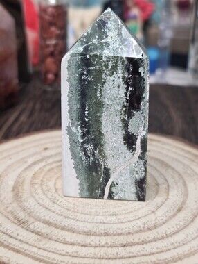 Green Unicorn Jasper Tower H (2.3 In) Inner Child  Work